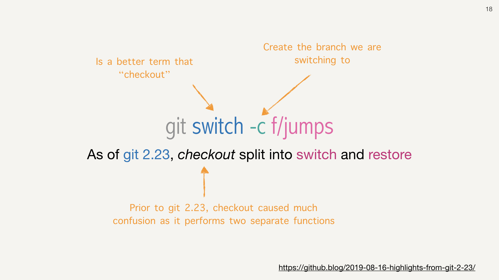 git rebase -i HEAD~25 slide 18