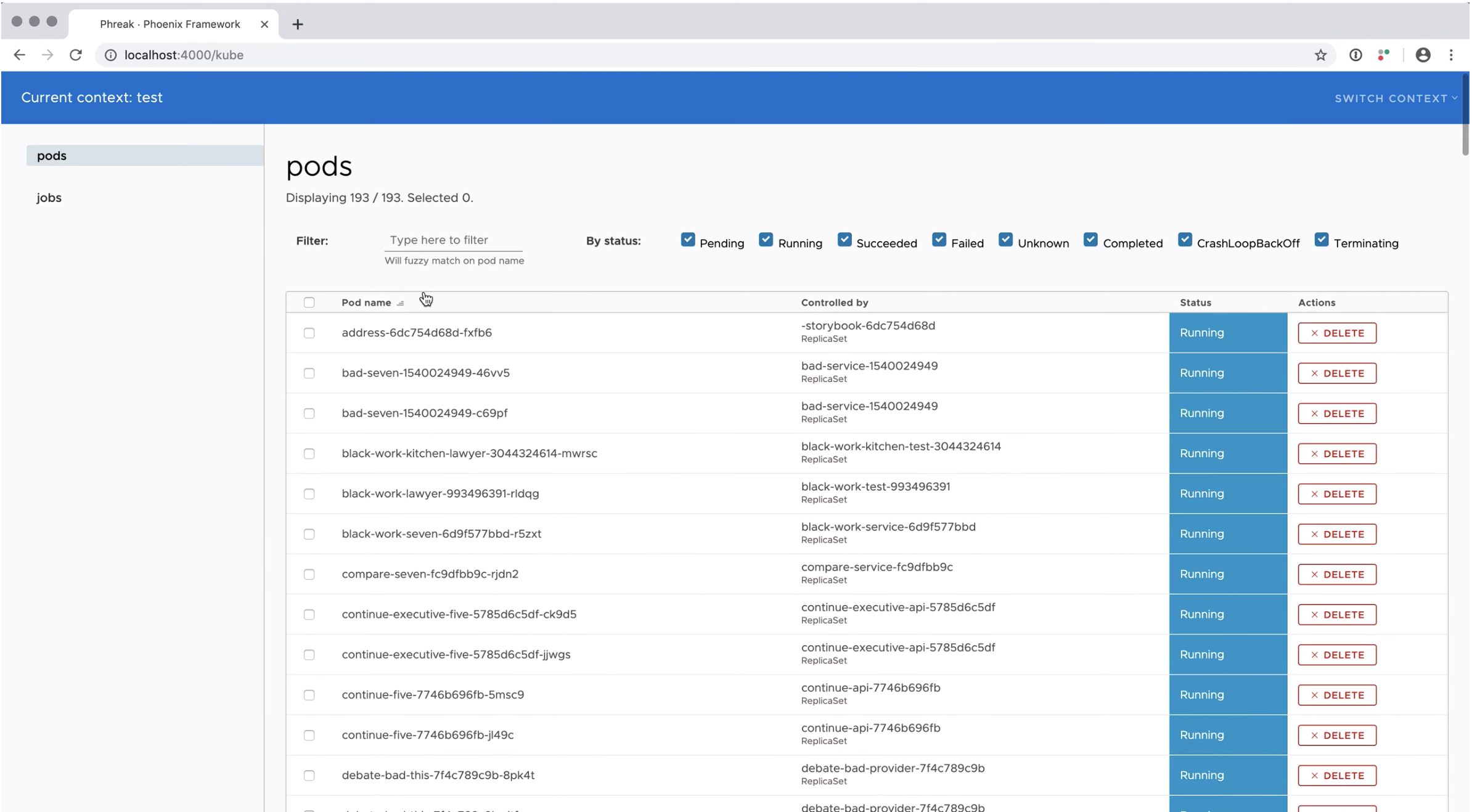 Kubernetes Dashboard