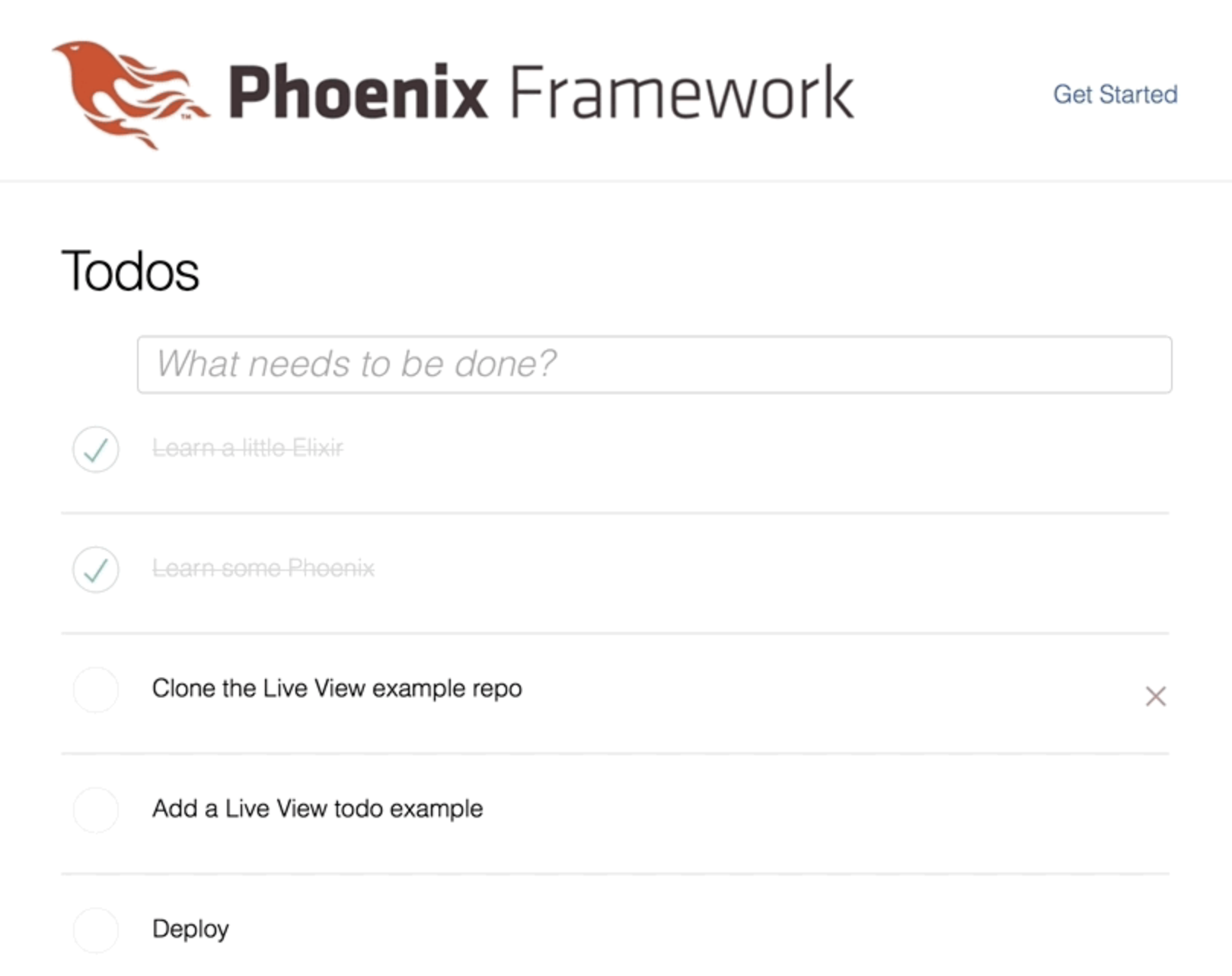 TODO App in LiveView