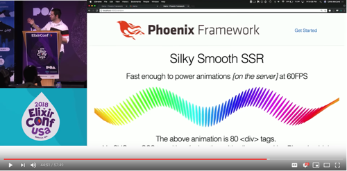 Chris McCord Keynote: ElixirConf 2018 (LiveView Sneak Peak)
